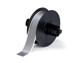 All Weather Permanent Adhesive Vinyl Label Tape for B30 Printers - 1.125" Gray