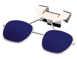 880 Series (Klip lifts for hard hat visors) Full Front Cobalt Blue Shade 8