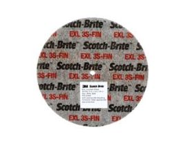 Scotch-Brite™ EXL Unitized Wheel, XL-UW, 3S Fine, 3 in x 1/4 in x 1/4 in, SPR 13760B, 40 ea/Case