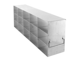 Upright Freezer Rack for Standard 3" Boxes, 5 x 3 Array