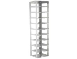 Vertical/Chest Freezer Rack for Standard 2" Boxes, 10 box capacity