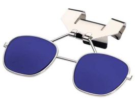 880 Series (Klip lefts for hard hat visors) Full Front Cobalt Blue Shade 3
