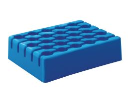 RACK 25 PLACES FOR 5 ML TUBES BLUE