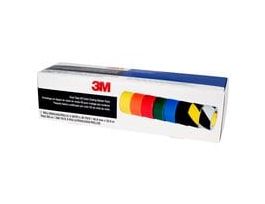3M™ Vinyl Tape Safety and 5S Color Coding Pack, 1 pack per case (8 rolls per pack)
