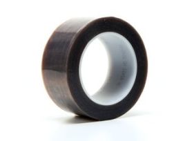 3M™ PTFE Film Tape 5491, Brown, Variable Width x 36 yd, 6.7 mil