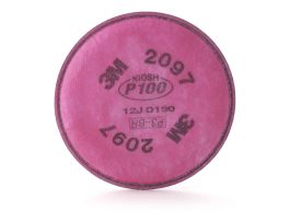 3M™ Particulate Filter 2097/07184(AAD), P100, with Nuisance Level Organic Vapor Relief 100 EA/Case