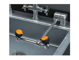 Deck-Mount AutoFlow Personal Eyewash, 90 Swing Down