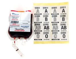 SIM PRACTI-BLOOD BGS (ALL BLOOD TYPES)