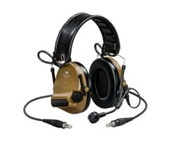 3M™ Peltor™ ComTac™ V Headset MT20H682FB-19 CY, Foldable, Dual Lead, Standard Dynamic Mic, NATO Wiring, Coyote, 10 ea/Case