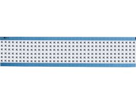 Alphabetical Vinyl Upper Case Scored Wire Marking Cards, K 1800 Total