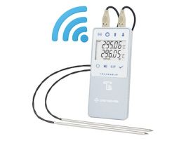 High-Temperature Data Logger with TraceableLIVE Wireless Capability and Calibration; 2 Probes