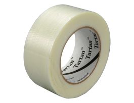 Tartan™ Filament Tape 8934, Clear, 48 mm x 55 m, 4 mil, 24 Roll/Case, Individually Wrapped Conveniently Packaged
