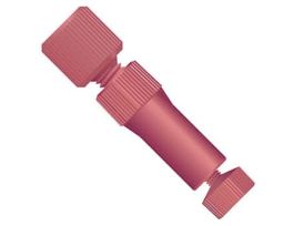 MicroTight Adapter Assy, True ZDV, Red PEEK, 1/16 to 1/32" OD, 10-32 to 6-32