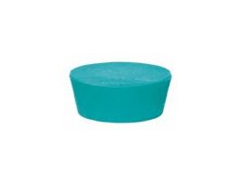 Solid Green Neoprene Stoppers, Standard Size 8; 10/Pk