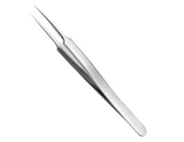 Stainless Steel Tweezers w/ Fine, Sharp Tips; 110 mm L