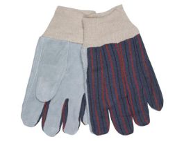 GLOVES LEATHER LINED PK12