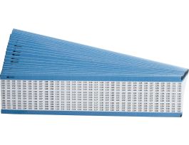 Miniature Wire Marker Low Profile Vinyl 0.5 in H Legend: 100 to 132 2475 Total