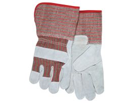 GLOVES ECONOMY LEATHER LARGE DZ 1PR