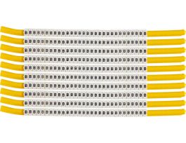 ClipSleeve Wire Markers Size 18 Nylon 10 AWG - 8 AWG, B Pack of 300 Each