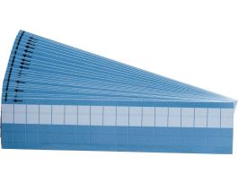 Write-On Self-Lam Vinyl Lbls 0.75in H x 0.5in W WT/CL 25/PK