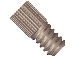 Super Flangeless Nut, Micro Headless, Natural PEEK, 1/16" OD Tubing, 6-32 Flat Bottom; 10/PK