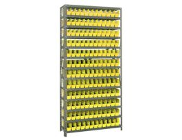 12INX36INX75IN 144 YELLOW BINS 4INBIN