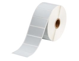 Metallized Polyester and Rating Plate Labels 1in H x 2in W LGT GR 1500/RL