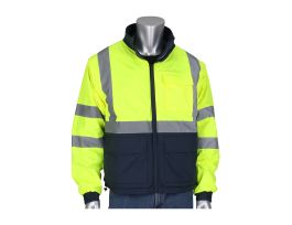 Mult-Funtion Reversible 4-in-1,Hi Vis/Grey Type R Class 3 LtWt Jacket
