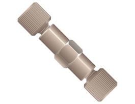High-Pressure Union Assembly, for NanoTight Sleeves or 1/16" OD Tubing, PEEK, 0.005" ID, 10-32 Coned; 1/EA
