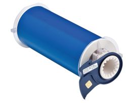 All Weather Permanent Adhesive Vinyl Label Tape for BBP85 Printer - 8" Blue