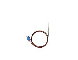 Thermocouple Microprobe, 4" L/0.020" Dia, Grounded d; Type T