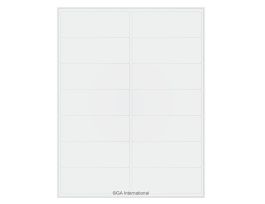 LABEL 4X1.5IN PAPER LASER INKJET WH