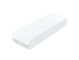 BIN SHELF BIN 23-5/8 X 8-3/8 X 4 CLEAR