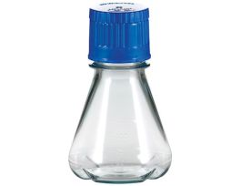 Baffled-Base Sterile Erlenmeyer Shaker Flask, 125 mL, PP, packs of 24, 144/CS