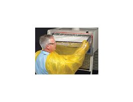 HEPA filter cell bag, replacement, for exhauster