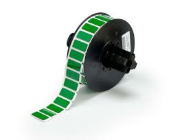 B30 Series Raised Profile Rectangular Labels 0.49 in H x 1.06 in W Green 500/RL