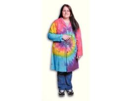 TIE DYE LAB COAT SMALL