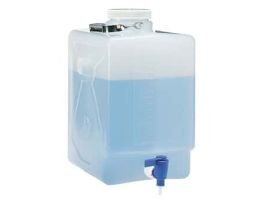Rectangular HDPE Carboy with Spigot, 20 L