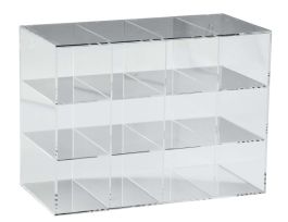 Safety Glasses Dispenser, 12 Pair Capacity Without Doors