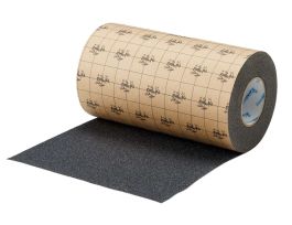 NFSI Certified Heavy Duty Anti-Skid Tape Roll - Silicon Carbide Grit, Solid Color, Black, 12" x 60'