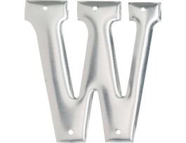 1600 Series Permanent Aluminum Embossed Number and Letter Labels 3 in W 10/PK