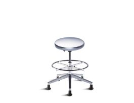 VWR STOOL ISO 4 STEEL SEAT 16-23IN