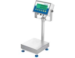 Gladiator Industrial Washdown Scale, 65lb/30kg  x 0.005lb/2g, 9.8" x 9.8" Platform