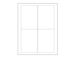 LABEL 3.5X5IN REM CRYO LASER SH WH