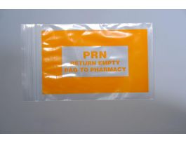 BAG ORANGE PRN RECLOSABLE 2MIL 4X6