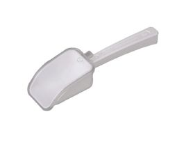 Disposable Sampling Scoop with Cover, PS, FDA Compliant, White, Sterile; 25 mL