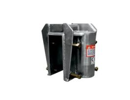 3M™ DBI-SALA® Confined Space Integrated Barrel Mount Sleeve Davit Mast Base 8510323, Zinc Plated Steel