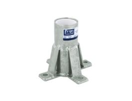 3M™ DBI-SALA® Confined Space Permanent Floor Mount Sleeve Davit Mast Base 8518503, Galvanized Steel