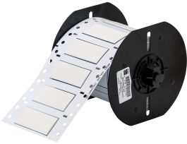 PermaSleeve Heat Shrink Wire and Cable Labels Single-sided for B33 Printers - 0.5" Dia x 2" White