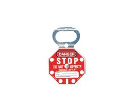 Shock-Stop Labeled Hasp, 5/Pack